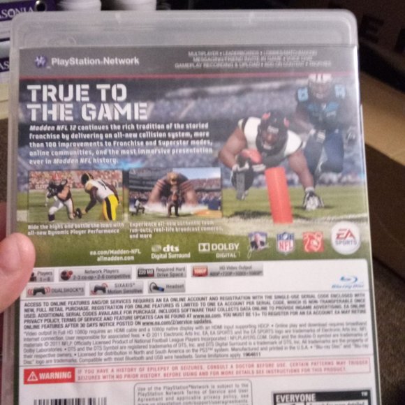 Play Station 3 Madden NFL 12 Video Game - Picture 5 of 7